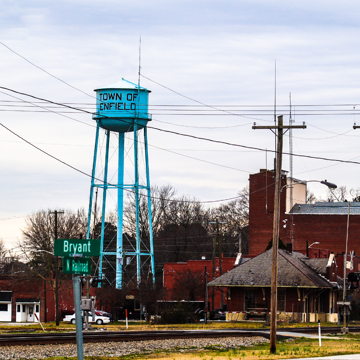 View of Enfield Watertower